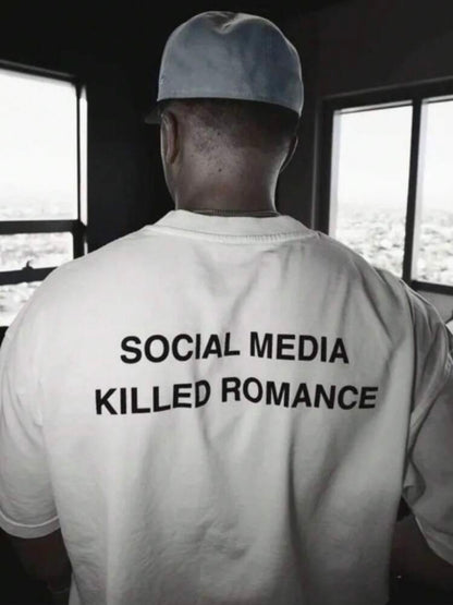 T-Shirt Social Media Killed Romance