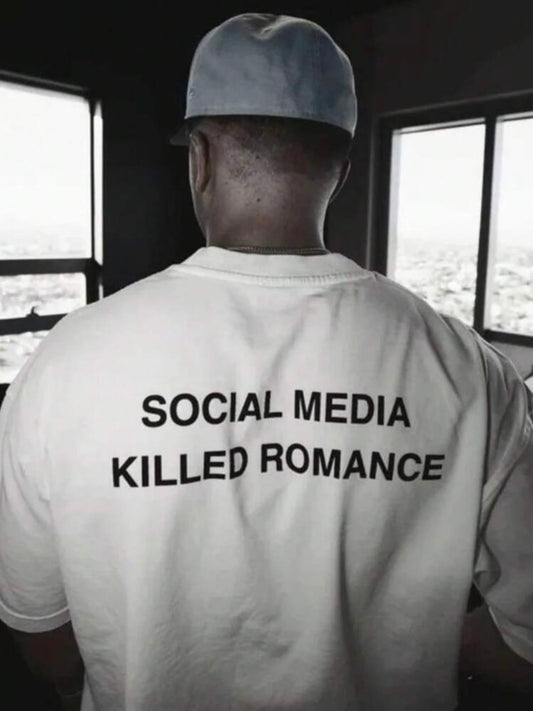 T-Shirt Social Media Killed Romance
